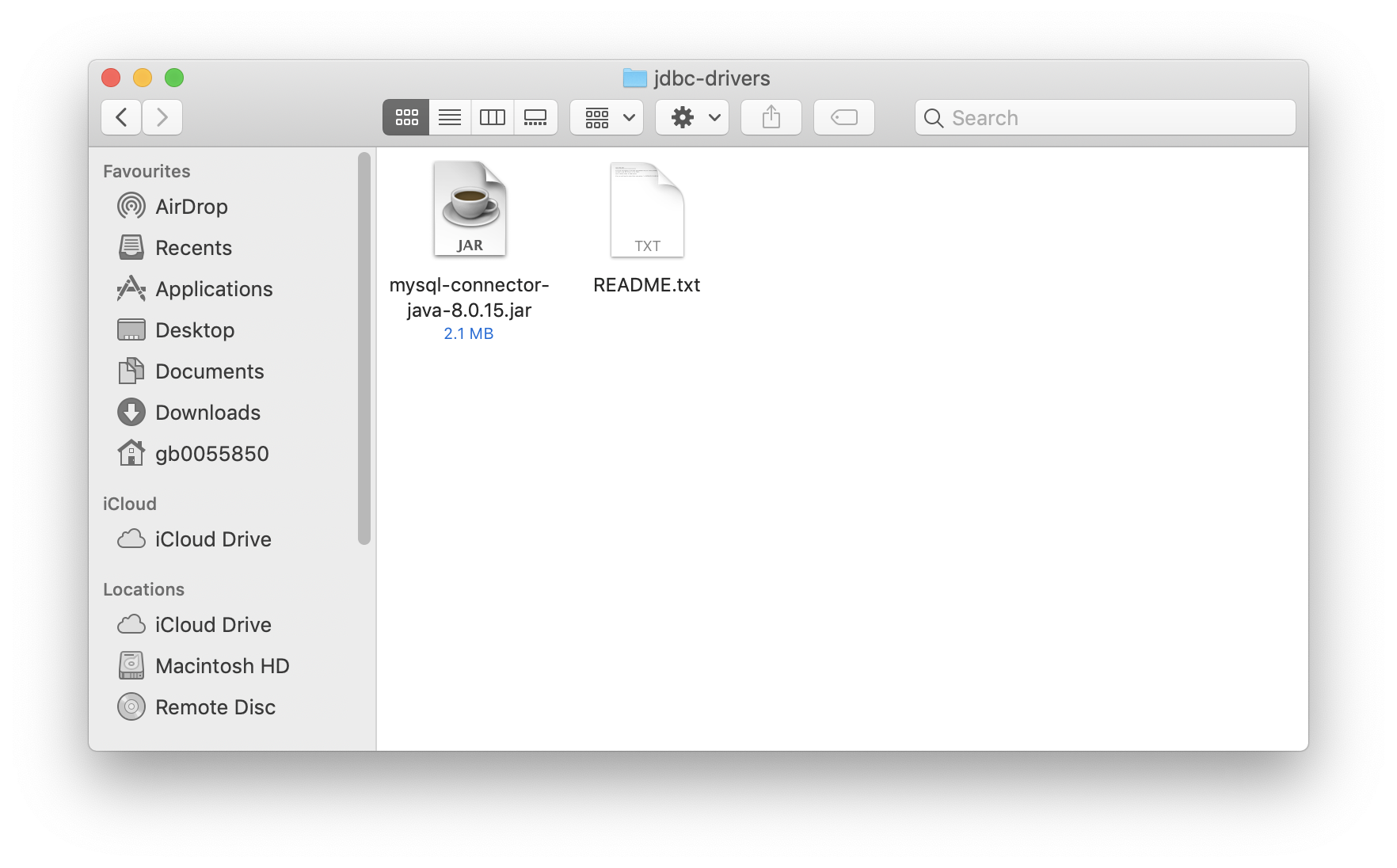 Figure 3. MySQL JDBC Driver.