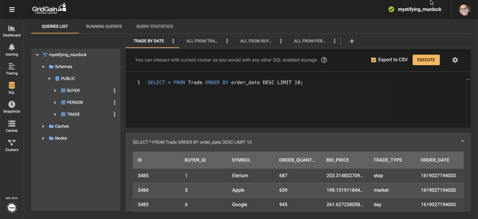 Export SQL Queries